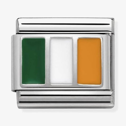 CLASSIC SILVERSHINE IRISH FLAG CHARM