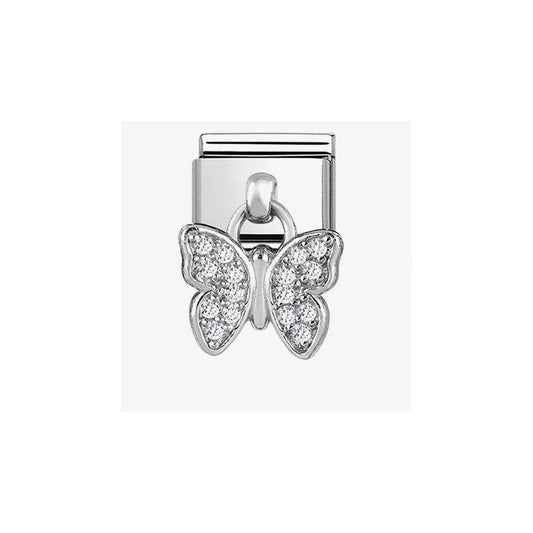 CLASSIC Silvershine Butterfly Charm