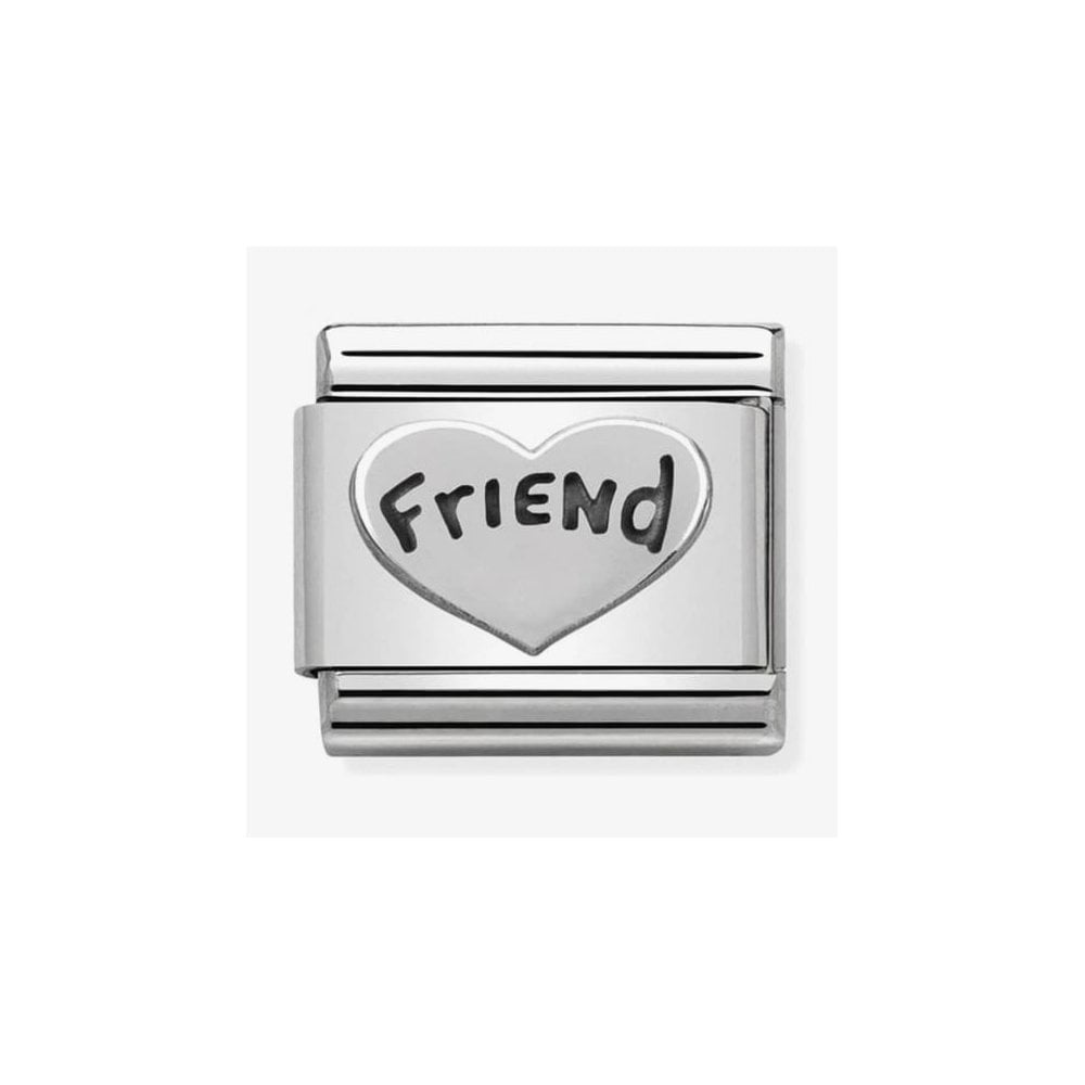 CLASSIC Silvershine Friend Heart Charm