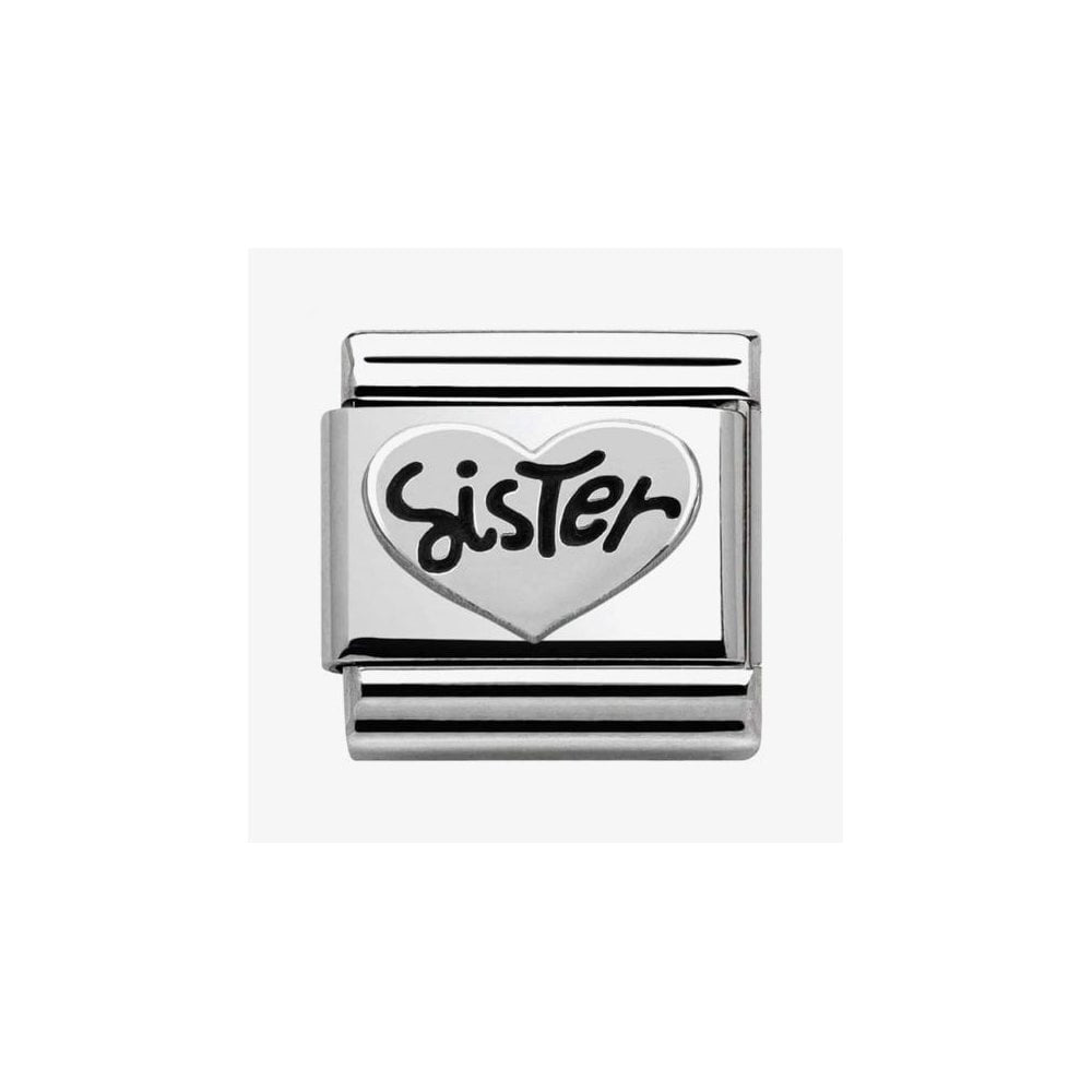 CLASSIC Silvershine My Family Sister Charm