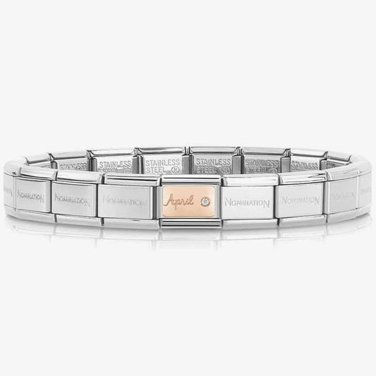 COMPOSABLE CLASSIC APRIL DIAMOND BIRTHSTONE CHARM