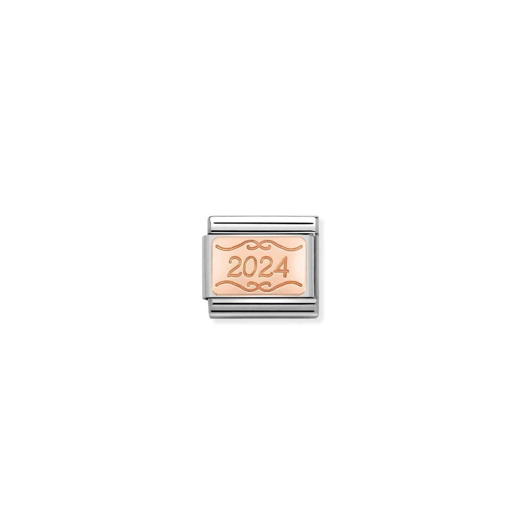 COMPOSABLE CLASSIC LINK, 2024 ROSEGOLD PLATE CHARM