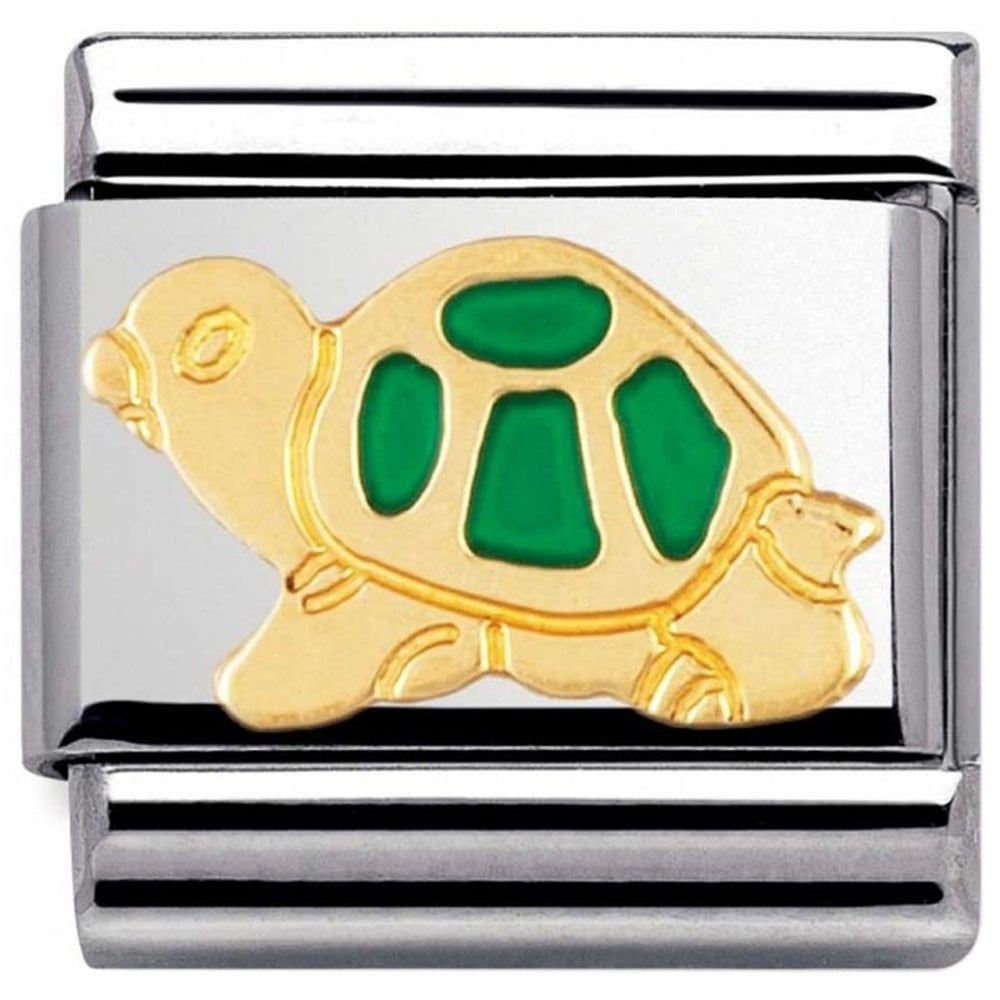 COMPOSABLE CLASSIC LINK GREEN TURTLE CHARM