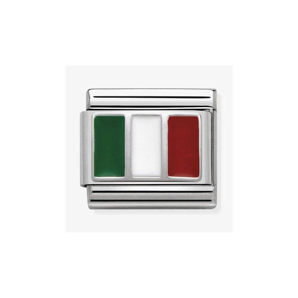 COMPOSABLE CLASSIC LINK ITALY WITH ENAMEL CHARM