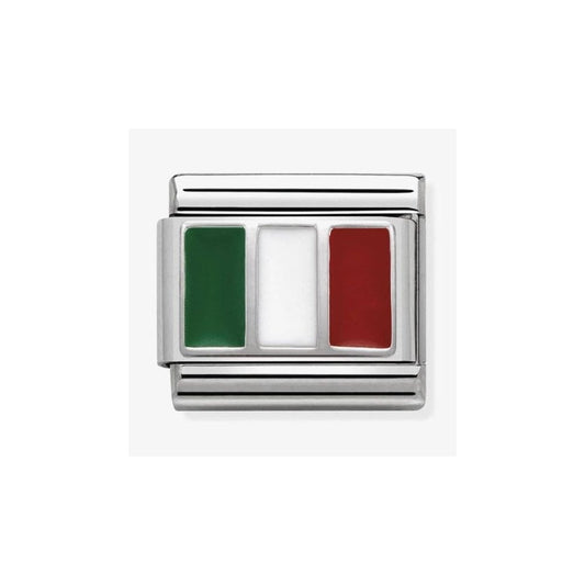 COMPOSABLE CLASSIC LINK ITALY WITH ENAMEL CHARM