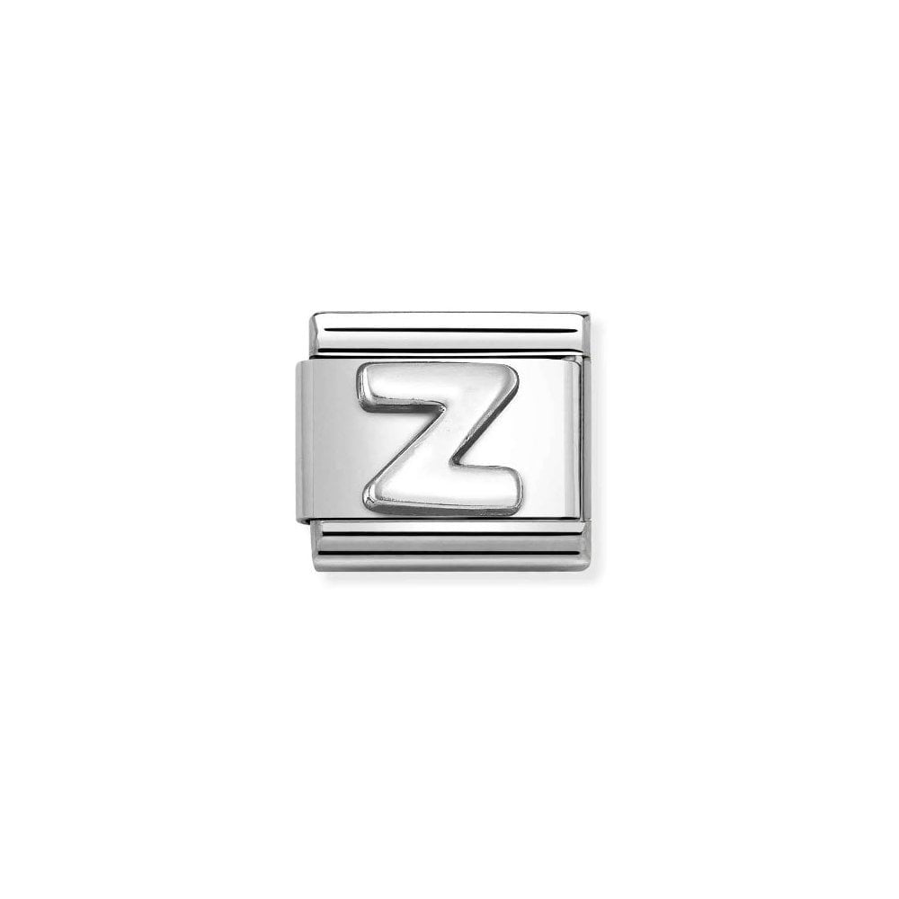 COMPOSABLE CLASSIC LINK, LETTER Z, SILVER CHARM