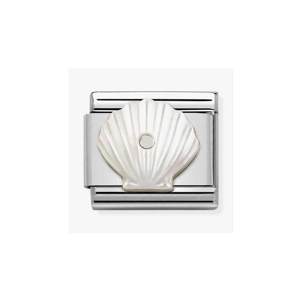 COMPOSABLE CLASSIC LINK, SHELL MOTHER OF PEARL CHARM