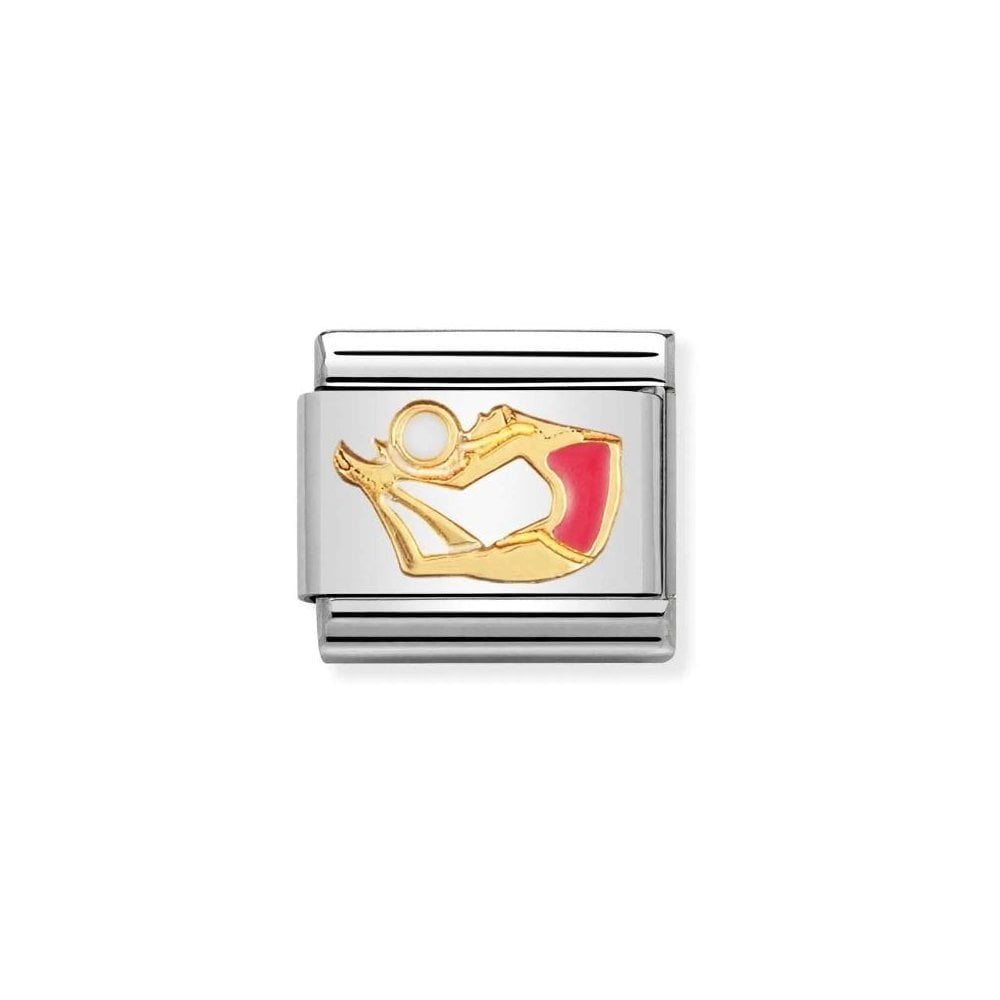 COMPOSABLE CLASSIC LINK WITH ENAMEL GYMNASTICS