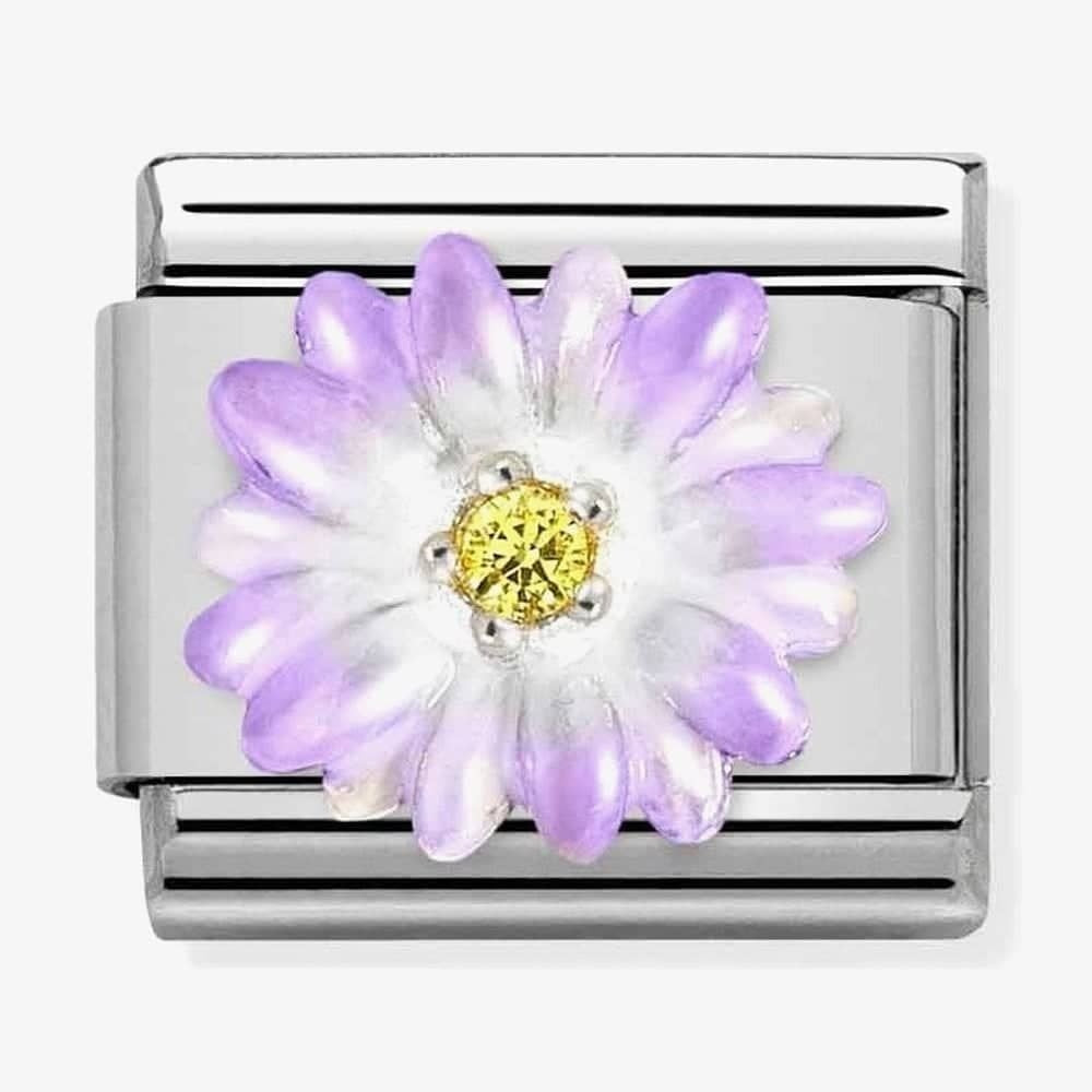 COMPOSABLE CLASSIC PURPLE FLOWER CHARM