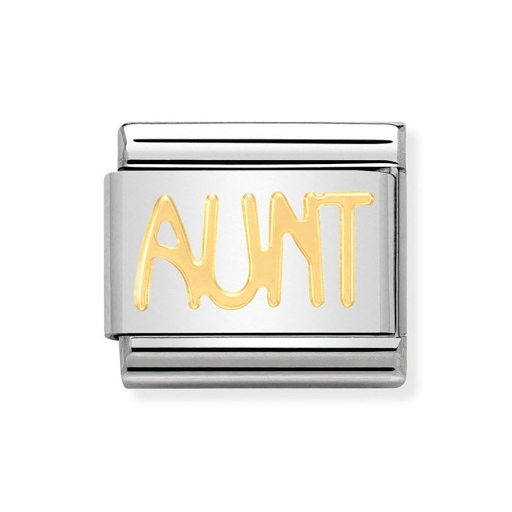 COMPOSABLE Classic AUNT in stainless steel with 18k gold