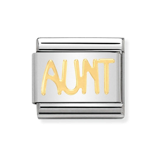 COMPOSABLE Classic AUNT in stainless steel with 18k gold