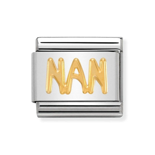 COMPOSABLE Classic NAN in stainless steel with 18k gold