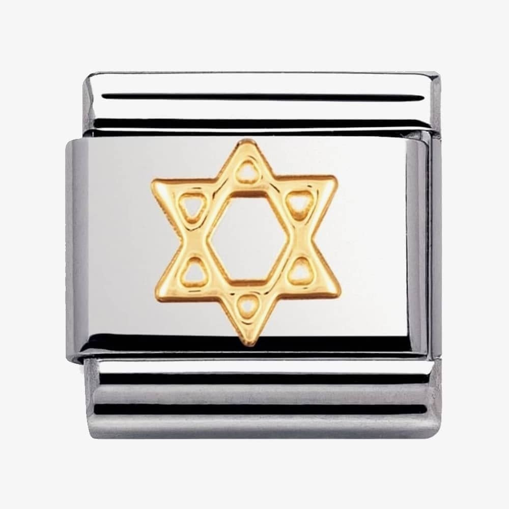 COMPOSABLE Classic THE STAR OF DAVID in stainless steel and 18k gold