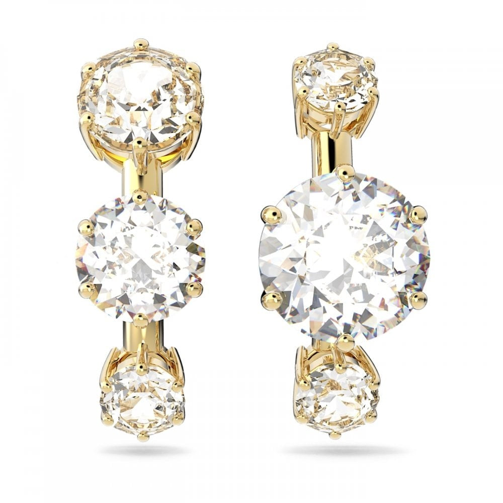 CONSTELLA GOLD VERSATILE LARGE CRYSTAL EARRINGS