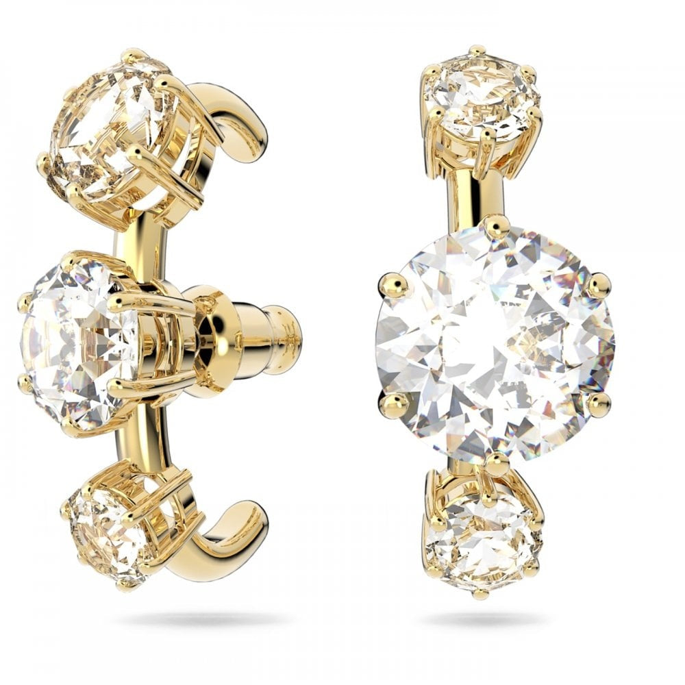 CONSTELLA GOLD VERSATILE LARGE CRYSTAL EARRINGS