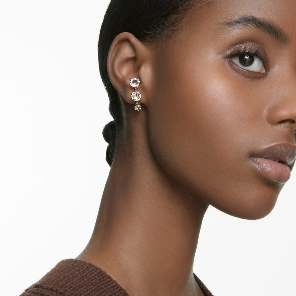 CONSTELLA GOLD VERSATILE LARGE CRYSTAL EARRINGS