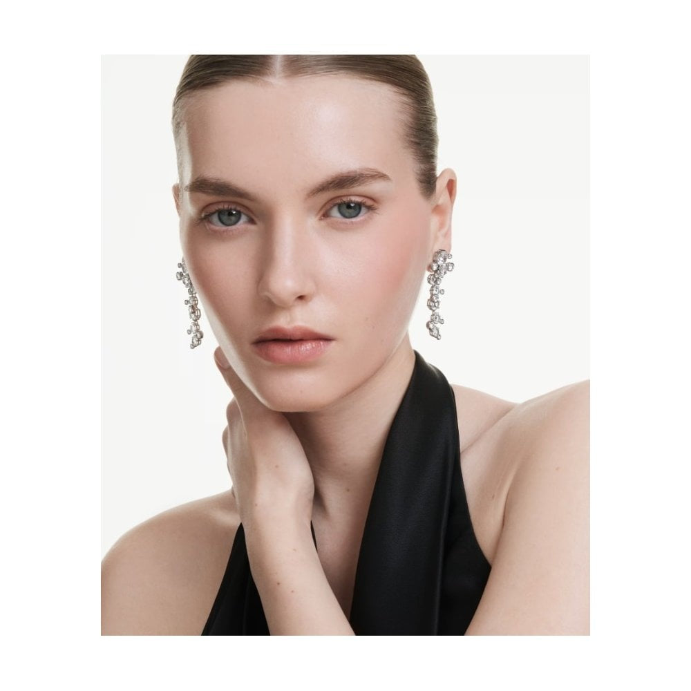 CONSTELLA MIXED CUTS DROP EARRINGS