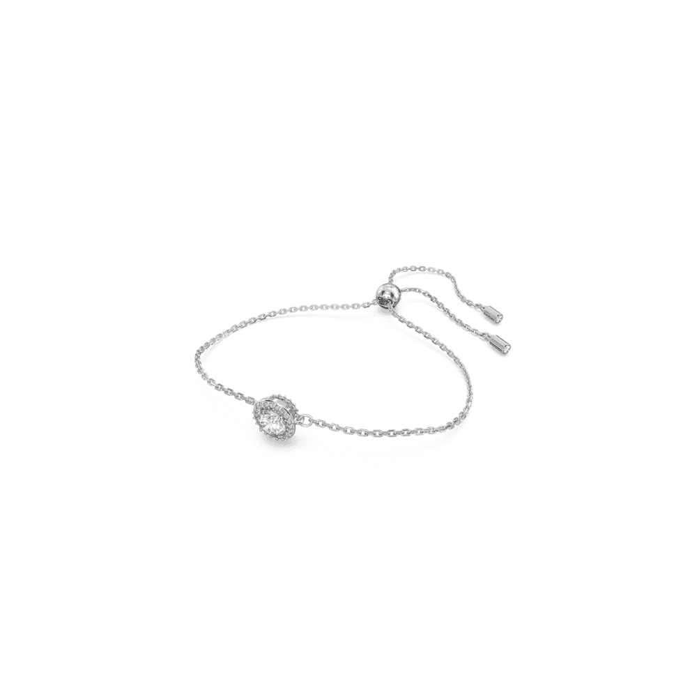 CONSTELLA PAVE CLEAR ROUND CRYSTAL ADJUSTABLE BRACELET