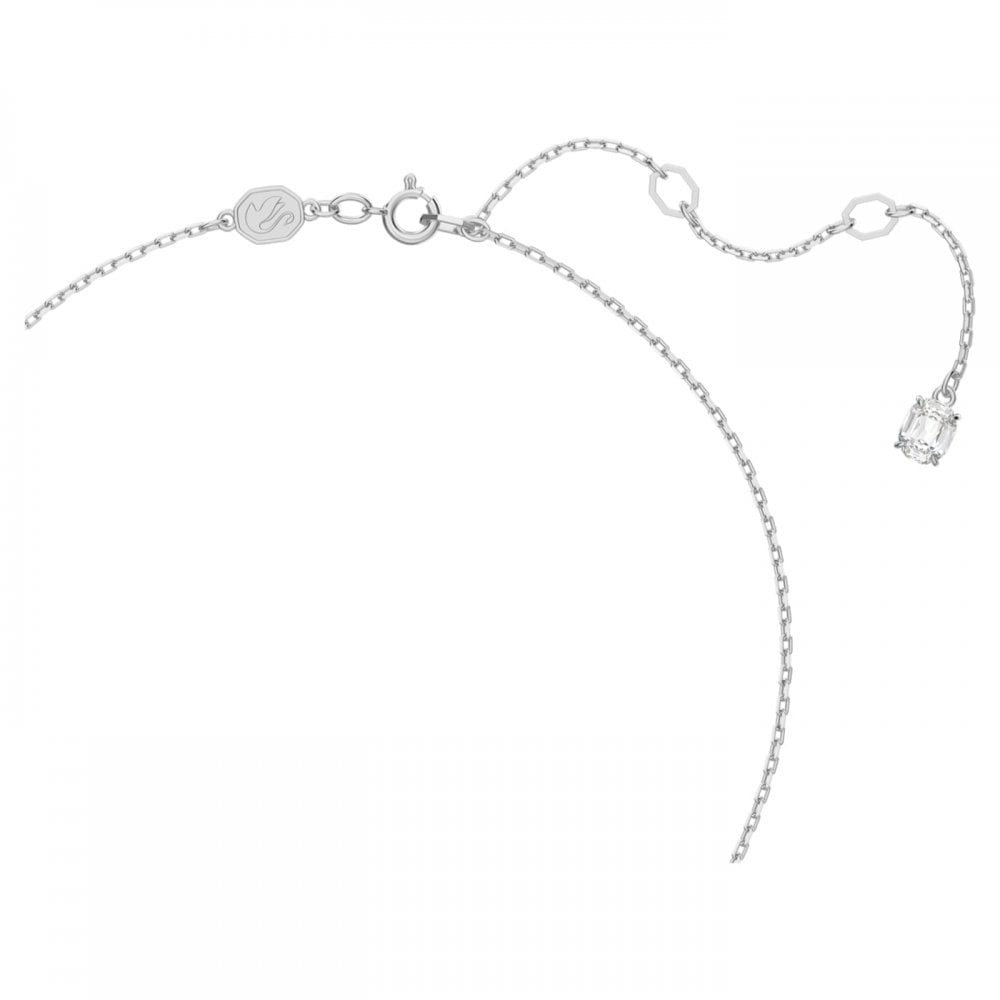 CONSTELLA WHITE ROUND CUT PENDANT AND EARRINGS SET 