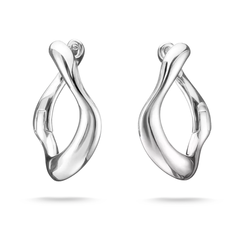 Thomas Sabo Sterling Silver Curved Hoop Earrings