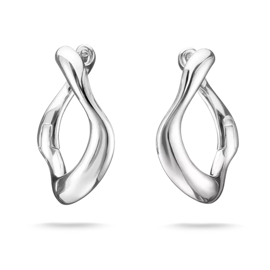 Thomas Sabo Sterling Silver Curved Hoop Earrings