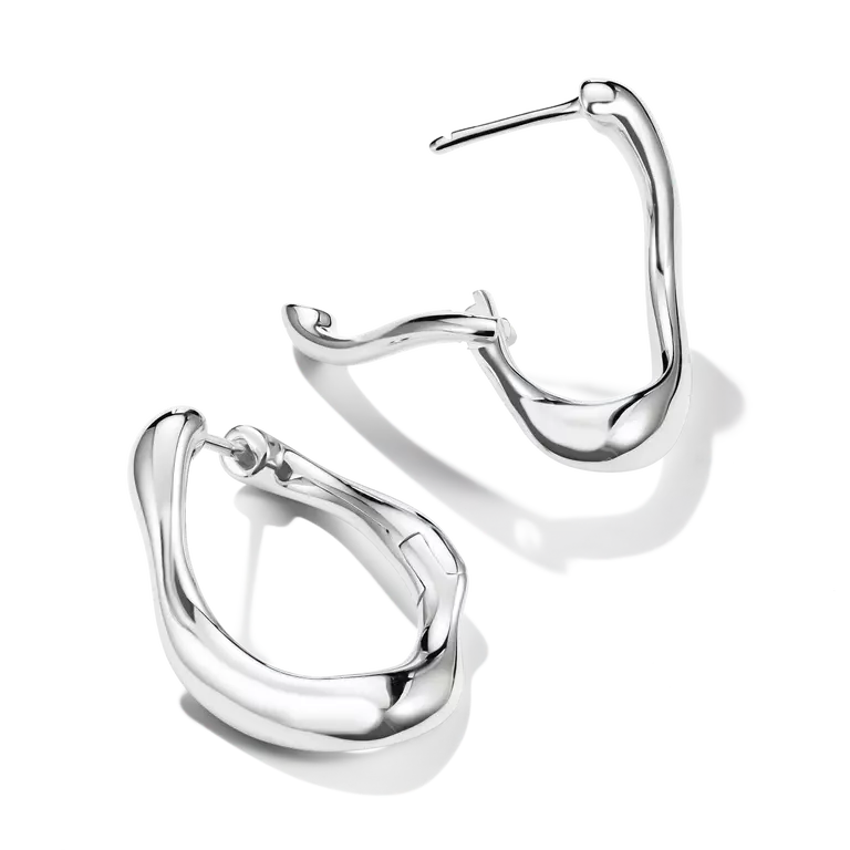 Thomas Sabo Sterling Silver Curved Hoop Earrings