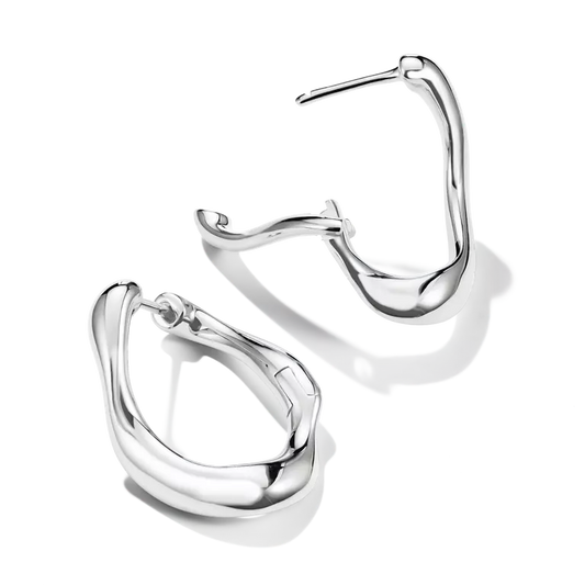 Thomas Sabo Sterling Silver Curved Hoop Earrings