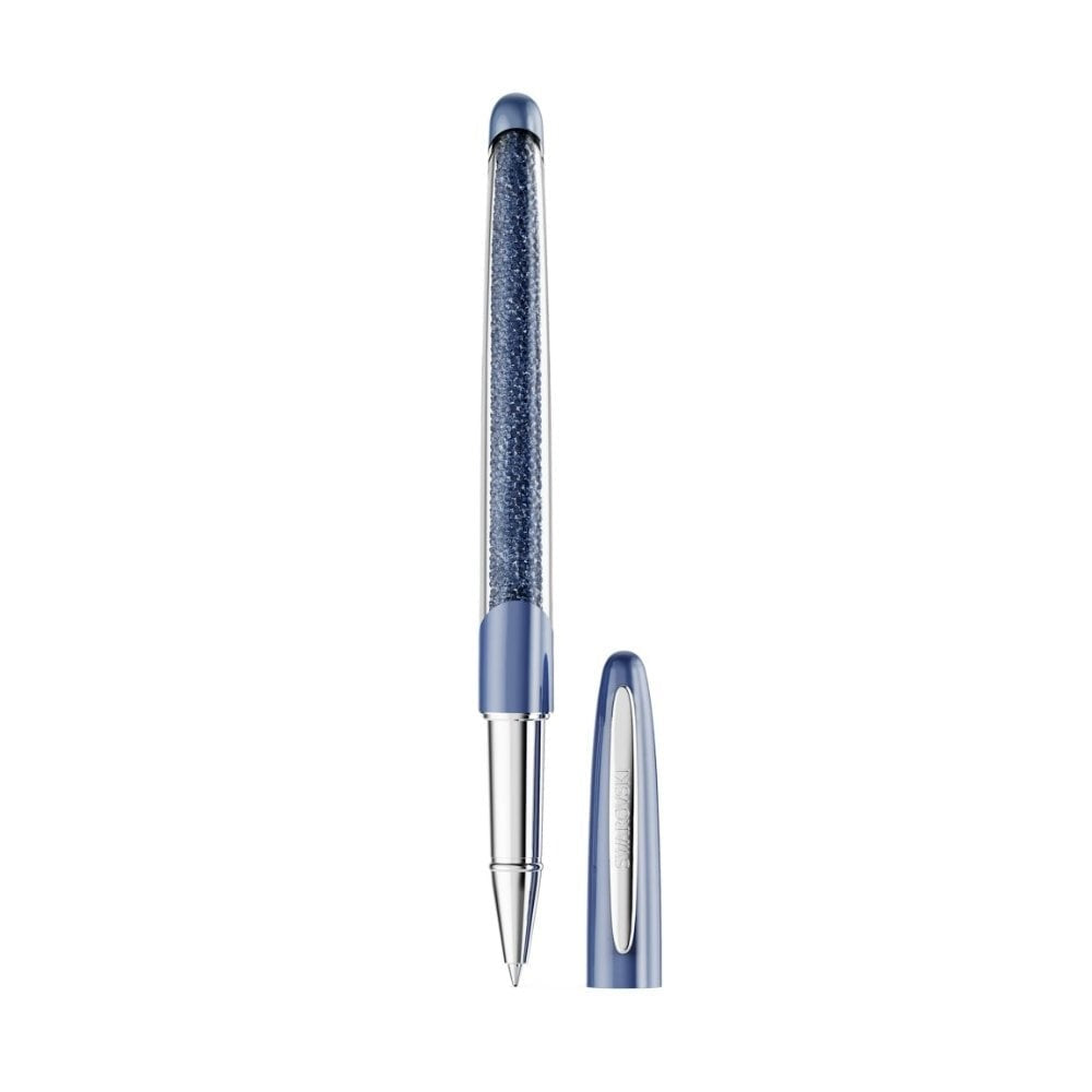 CRYSTALLINE NOVA BLUE ROLLERBALL PEN