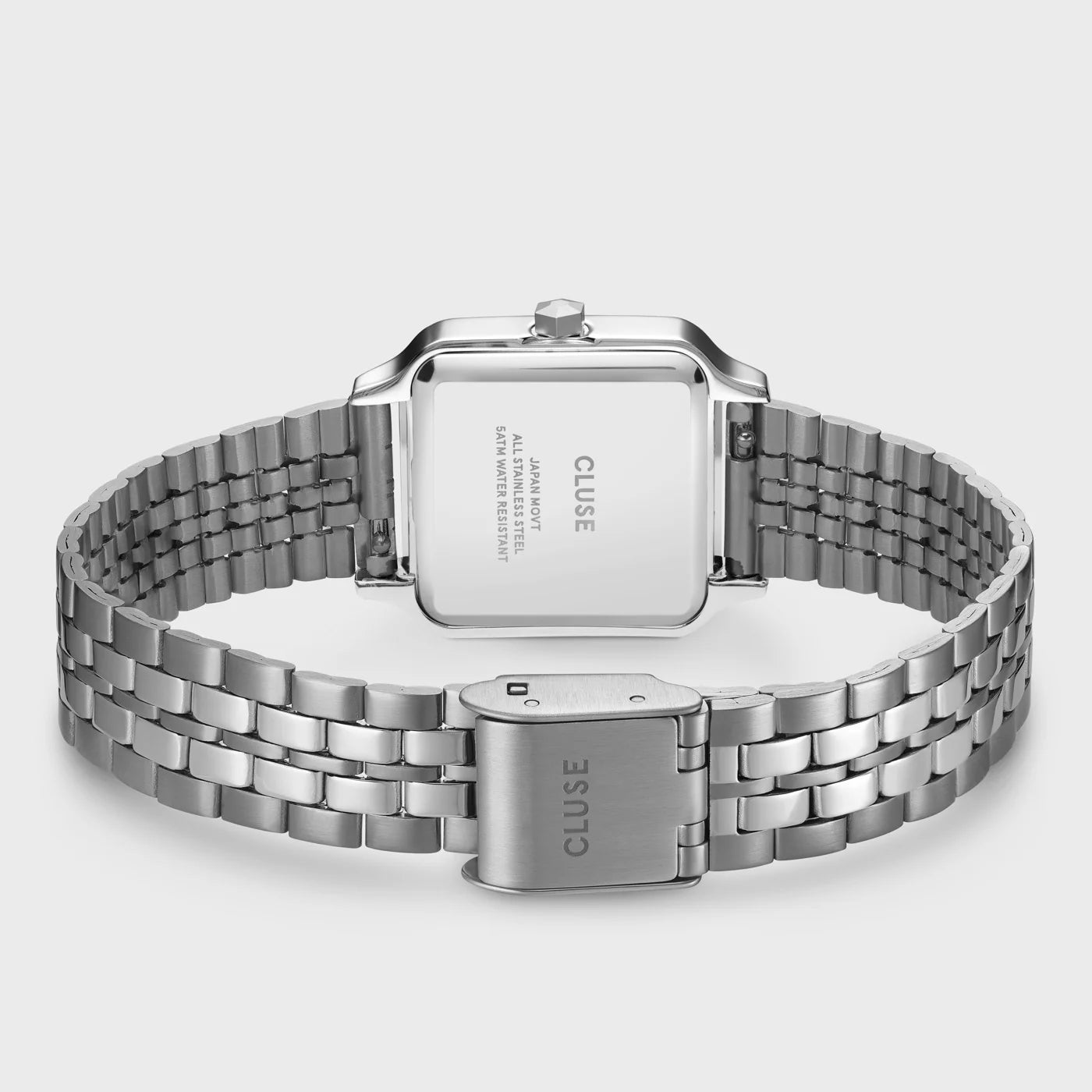 GRACIEUSE PETITE WHITE DIAL STAINLESS STEEL WATCH