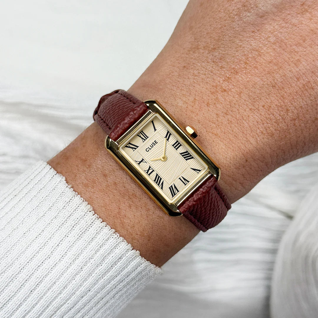 CLUSE BELISENNA NUTSHELL BROWN LEATER LADIES WATCH