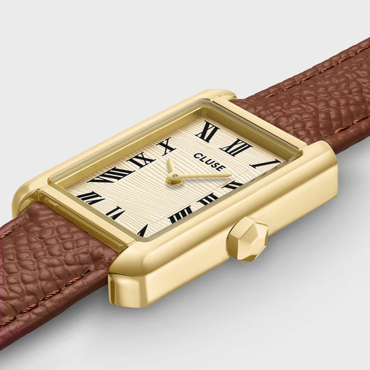 CLUSE BELISENNA NUTSHELL BROWN LEATER LADIES WATCH