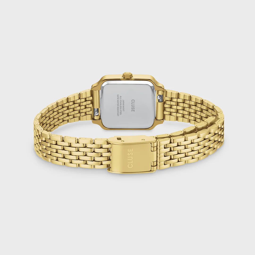 CLUSE GRACIEUSE MINI WHITE DIAL LADIES GOLD STAINLESS STEEL WATCH