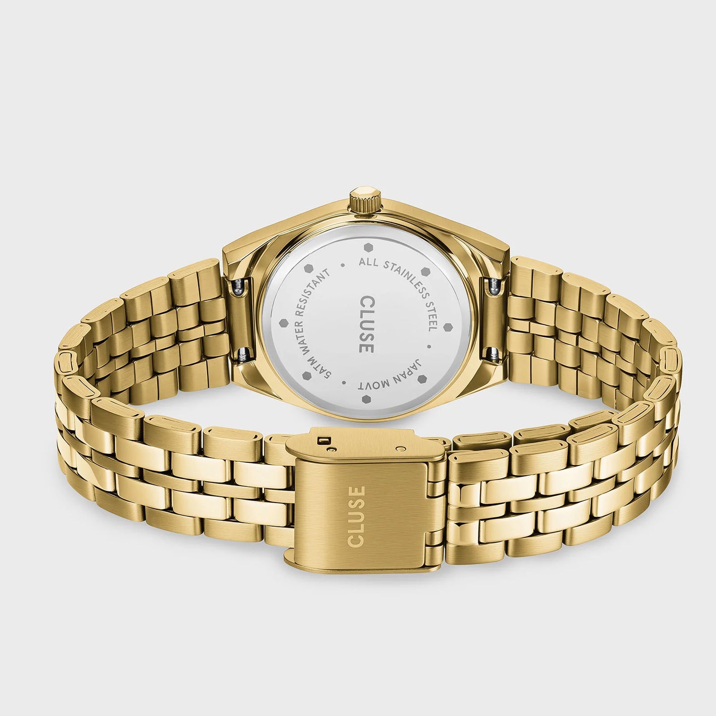 CLUSE RETRO 70S MINI LADIES GOLD STAINLESS STEEL WATCH