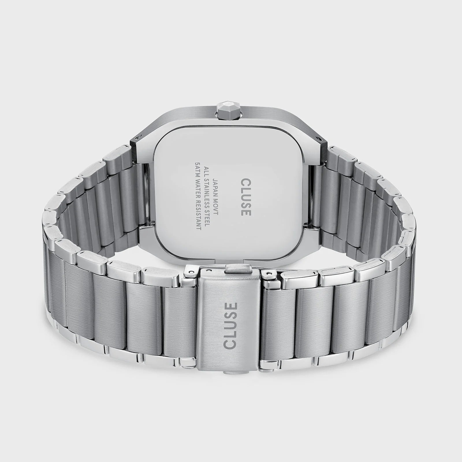 Cluse Quadrus Watch Steel, Blue, Silver Colour