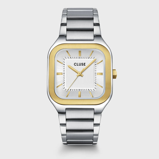 Cluse Quadrus Gents Two-Toned Stainless Steel Watch