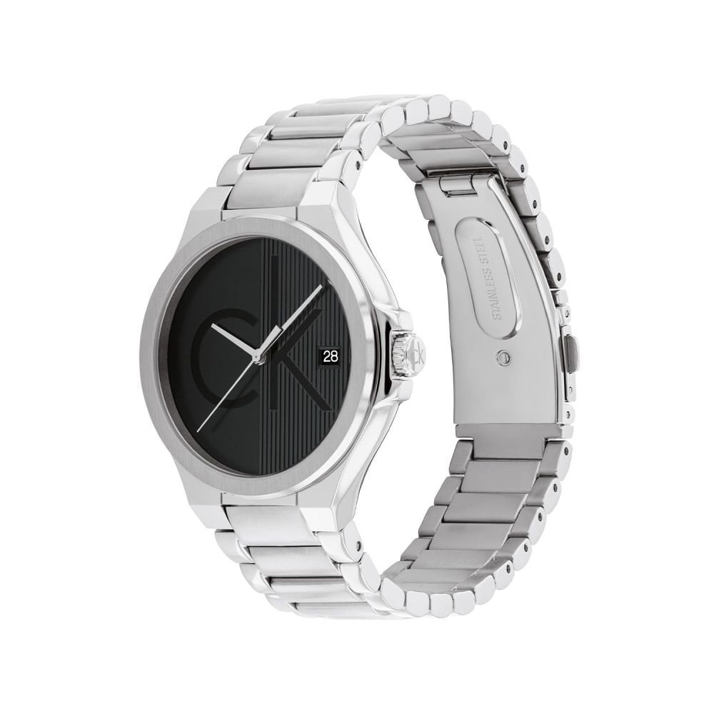 Calvin Klein Confidence Men's Grey Dial Stainless Steel Watch