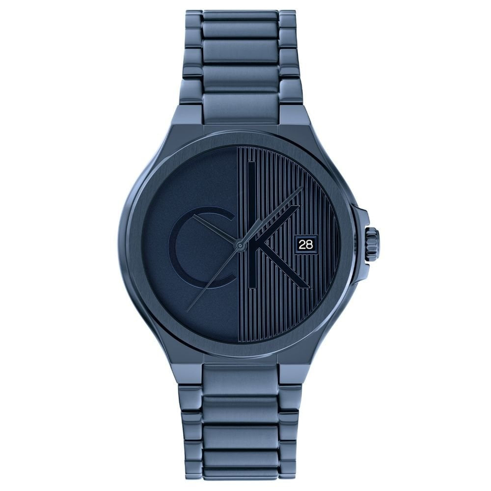 Calvin Klein Confidence Men's Navy Stainless Steel Watch