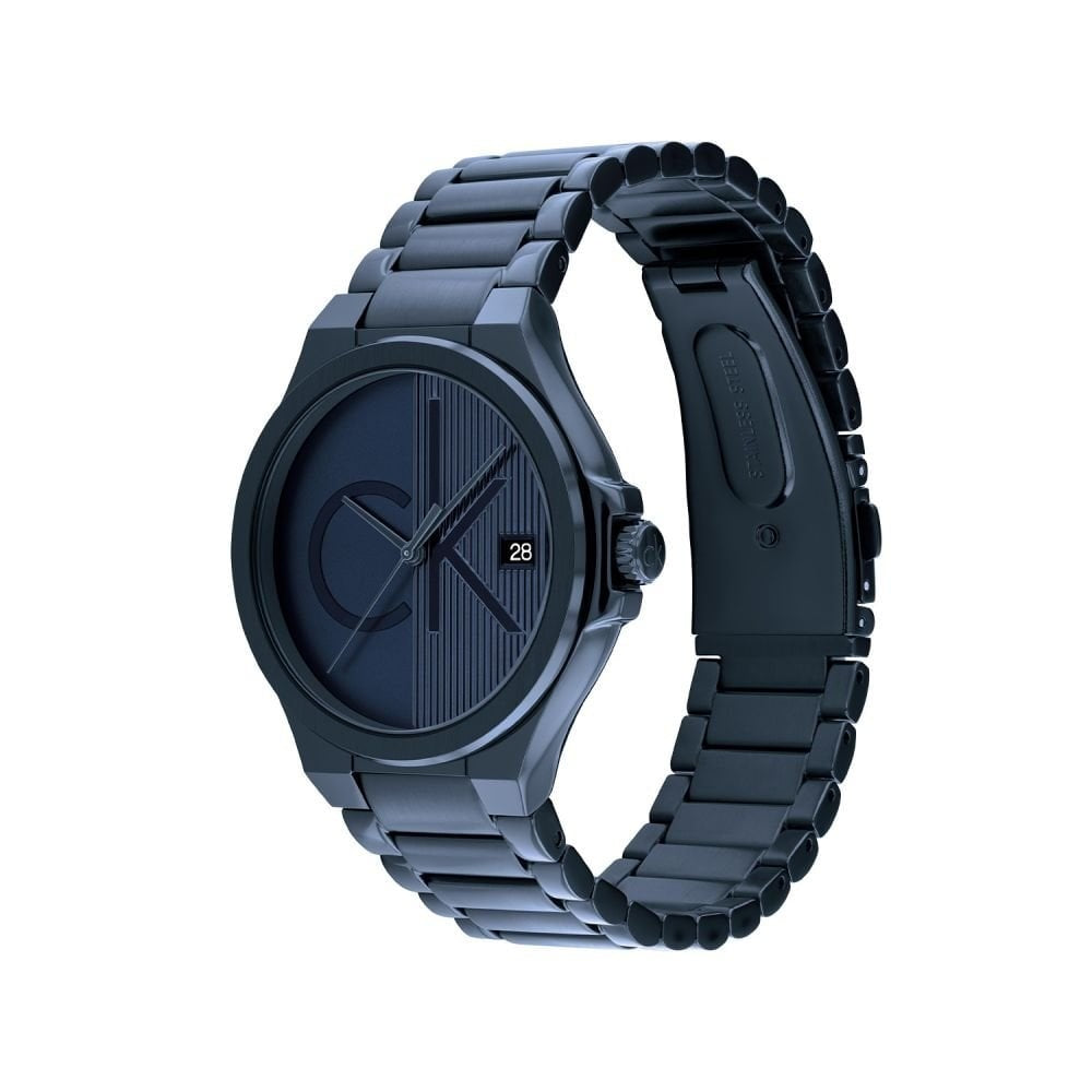 Calvin Klein Confidence Men's Navy Stainless Steel Watch