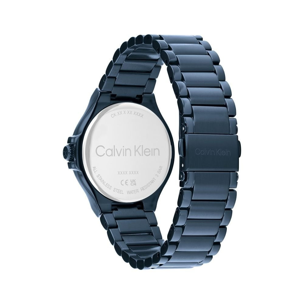 Calvin Klein Confidence Men's Navy Stainless Steel Watch