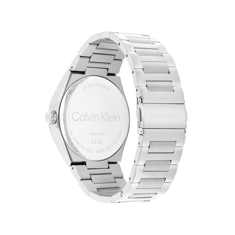 Calvin Klein Distinguish Men's Blue Dial Stainless Steel Watch