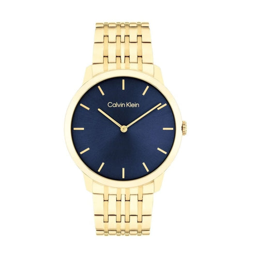 Calvin Klein Gold Steel Blue Dial Watch