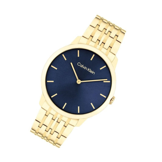 Calvin Klein Gold Steel Blue Dial Watch