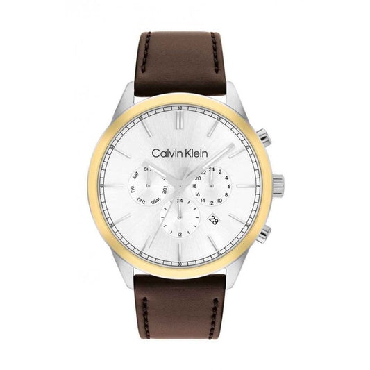 Calvin Klein Infinite Mens Leather Quartz Watch 