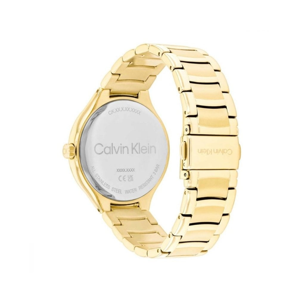 Calvin Klein Ladies Delight Gold Stainless Steel Watch