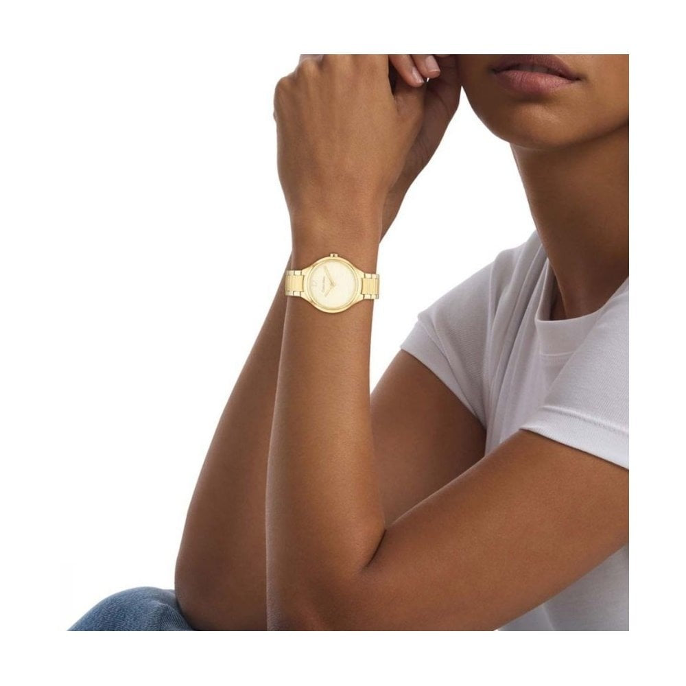 Calvin Klein Ladies Delight Gold Stainless Steel Watch