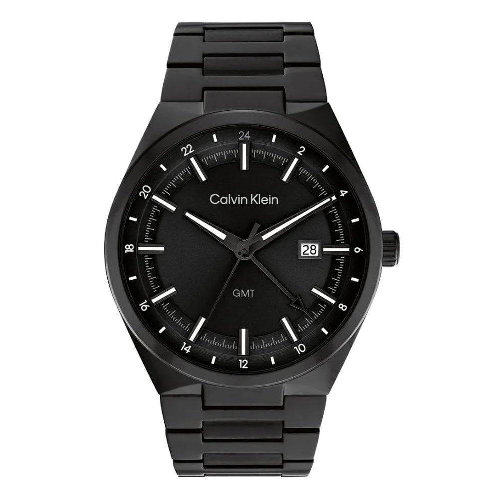 Calvin Klein Men's Distinguish Black Stainless Steel Watch
