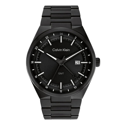 Calvin Klein Men's Distinguish Black Stainless Steel Watch