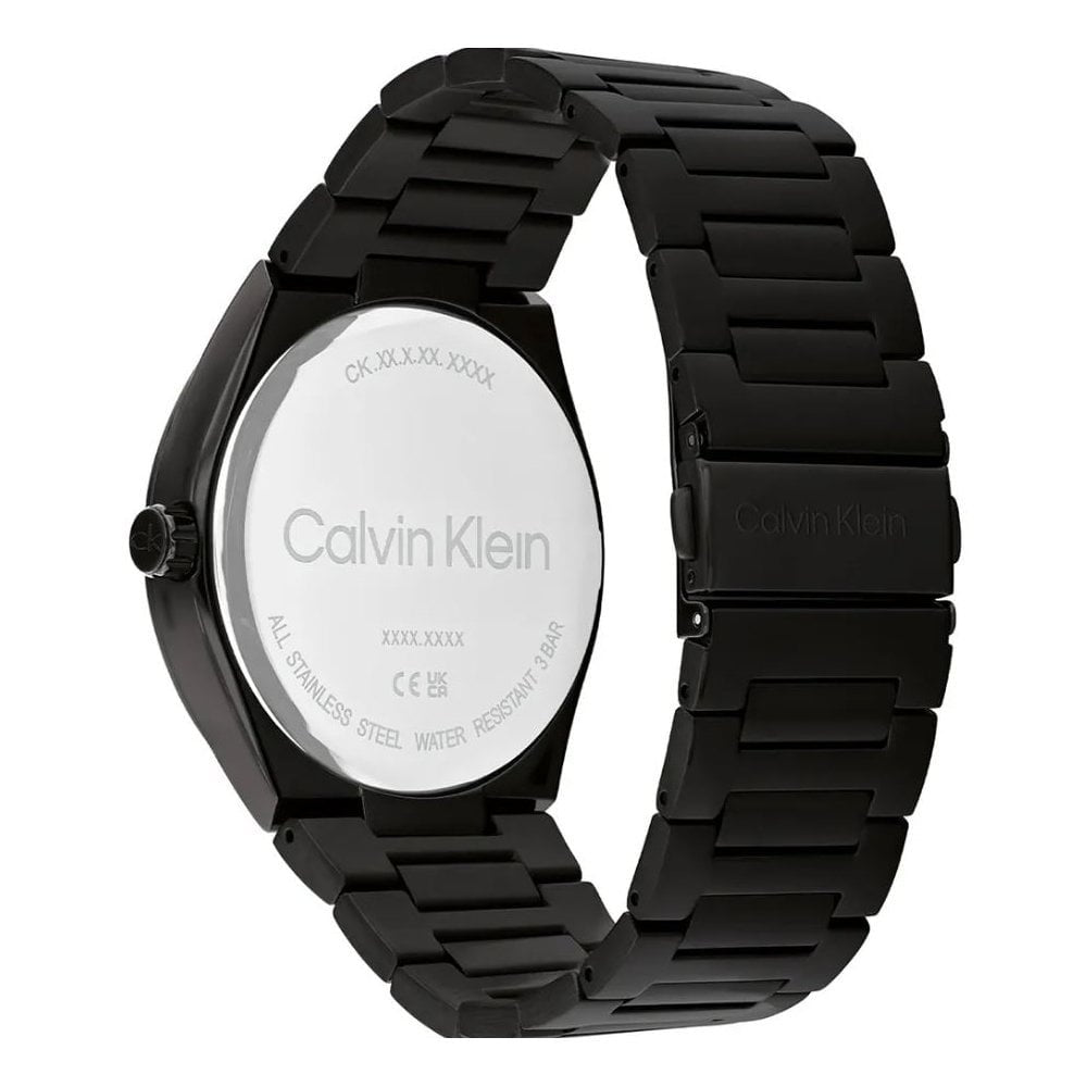 Calvin Klein Men's Distinguish Black Stainless Steel Watch