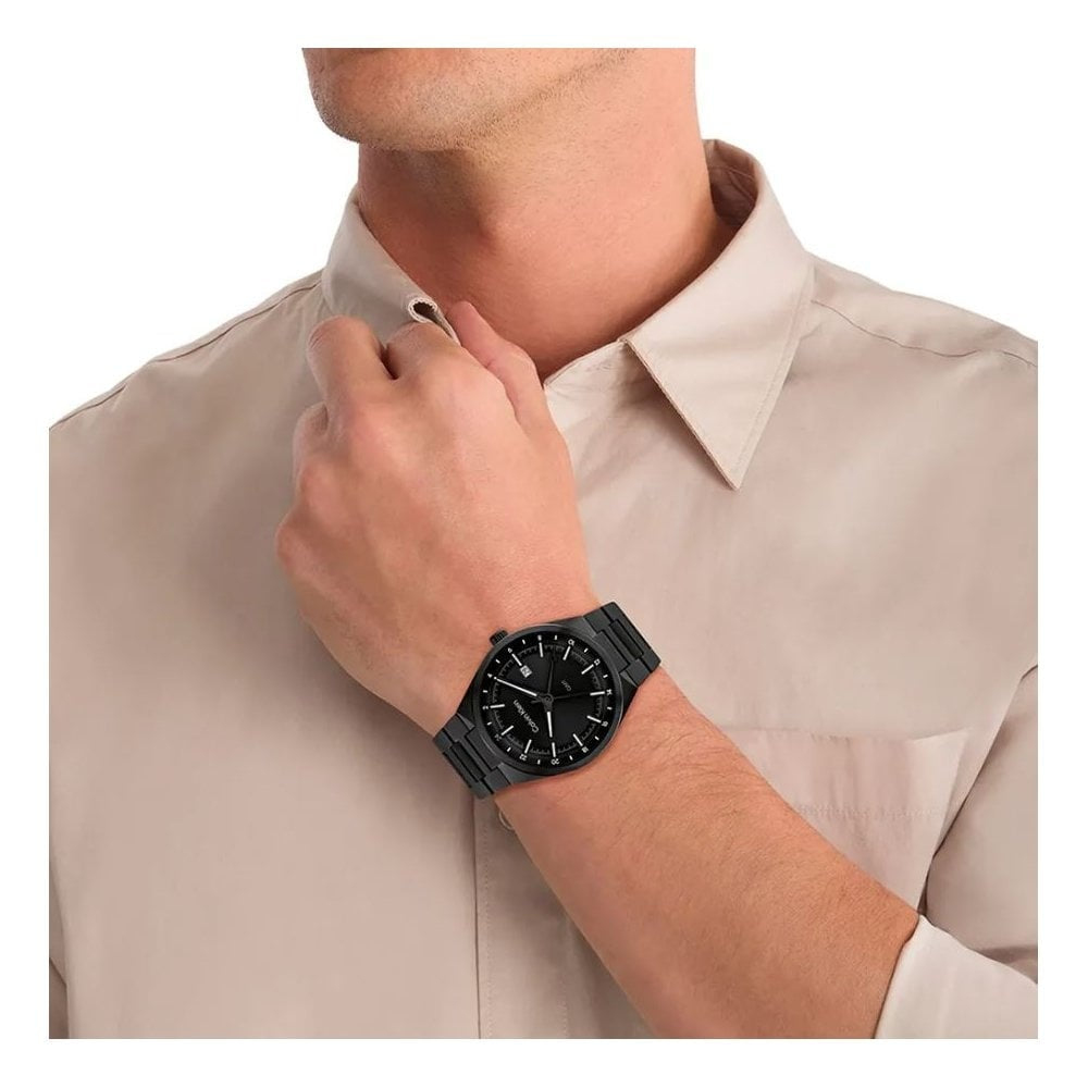Calvin Klein Men's Distinguish Black Stainless Steel Watch