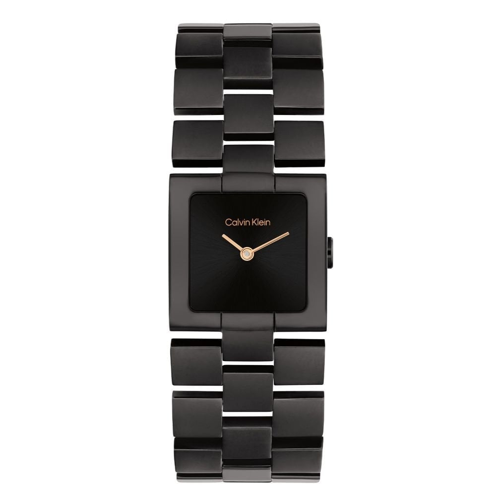 Calvin Klein Meridian Women's Black Square Stainless Steel Watch